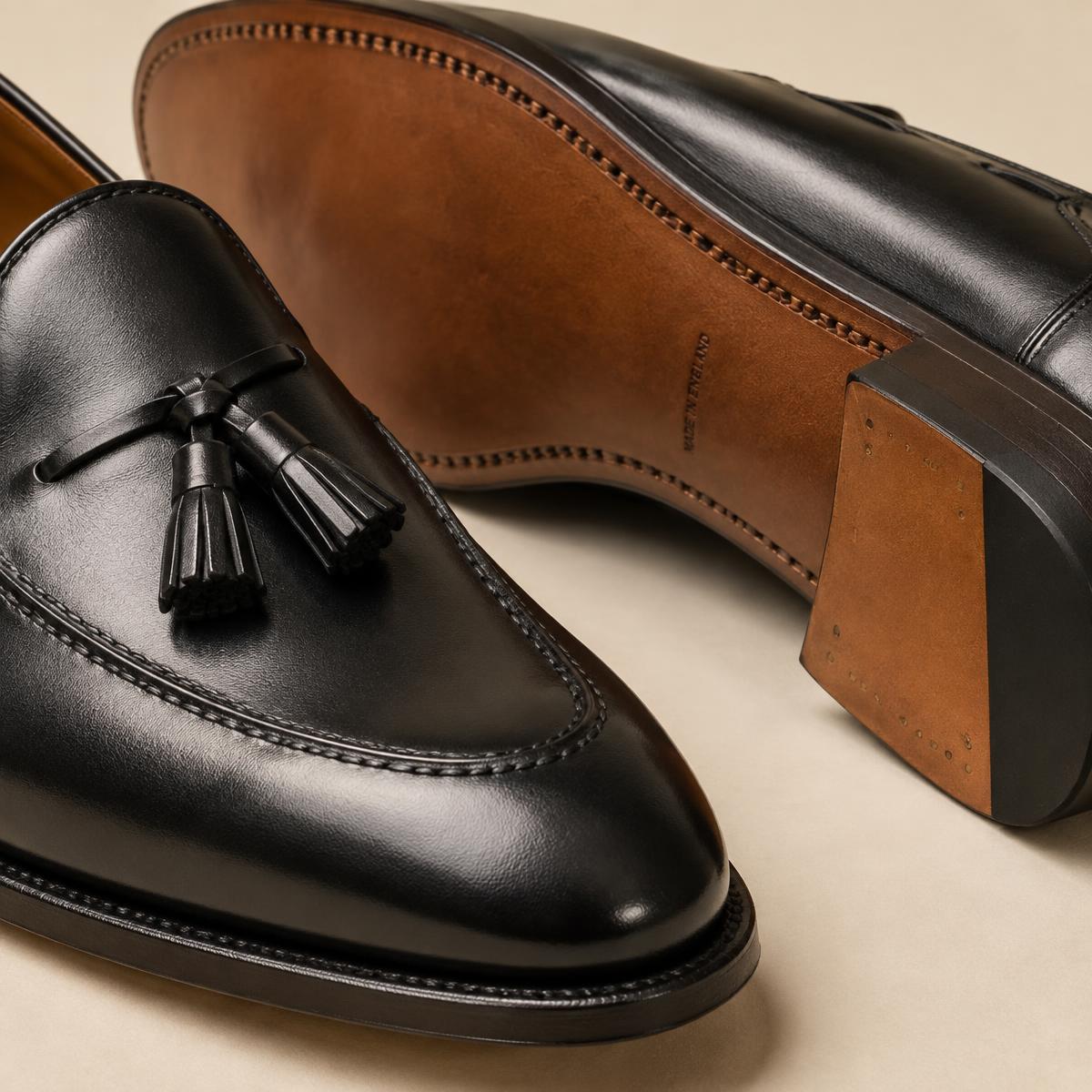 The Tassel Loafer sole detail